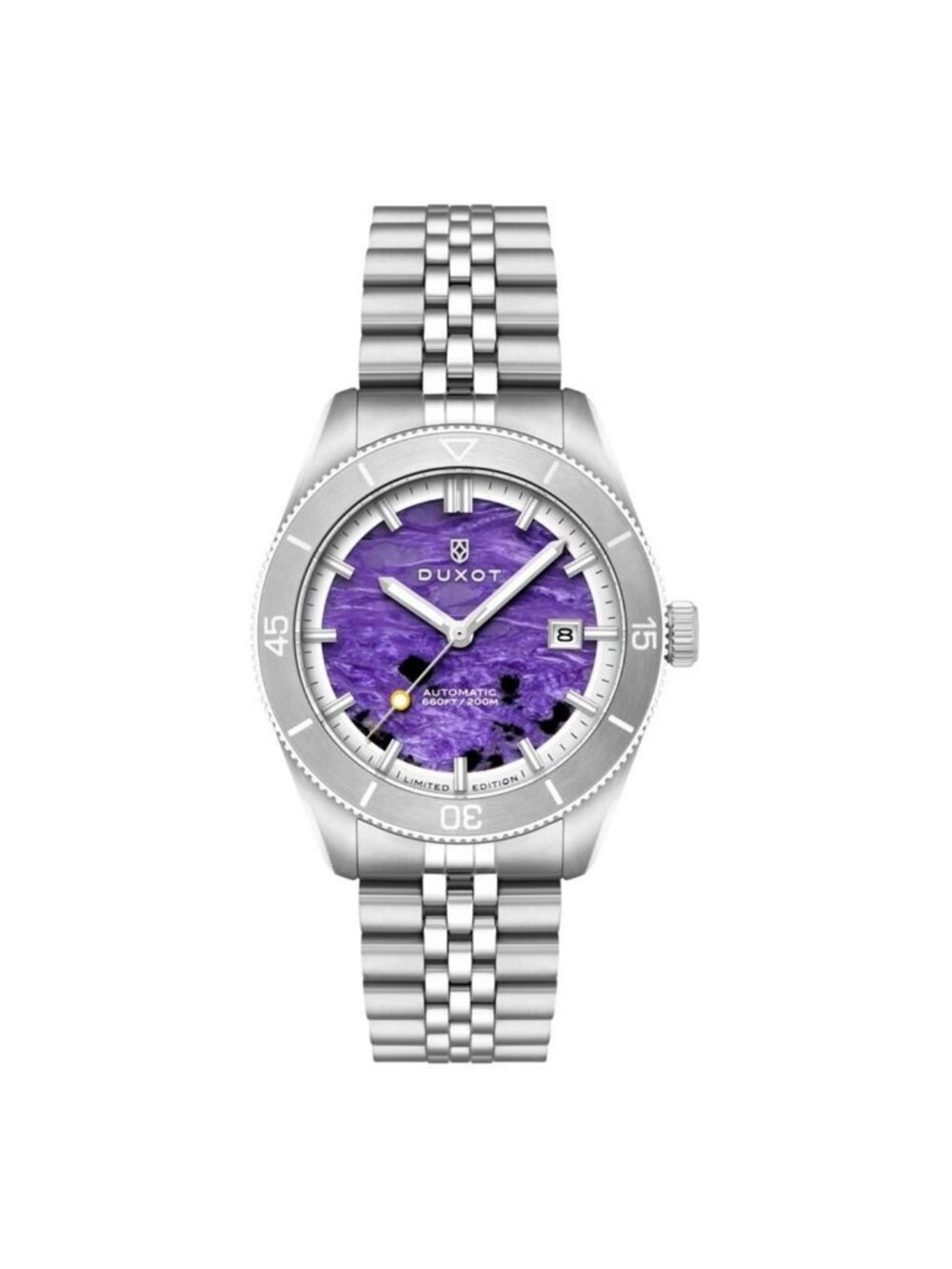 NWT Duxot Pacifico Automatic Purple Dial Men's Watch